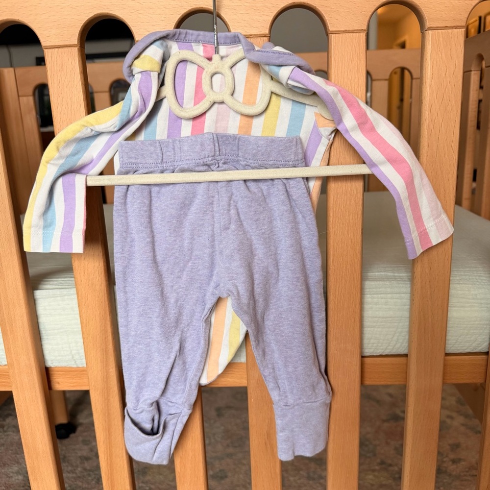 Colorful Striped Kids Matching Set - Picture 5 of 6